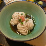 割烹くずし 徳多和良 - 11.11.08 真鱈白子ポン酢