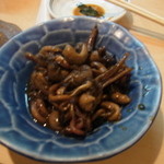 割烹くずし 徳多和良 - 11.11.08 鰻肝佃煮　山椒がピリリと効いて美味いよ-！