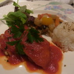 鶏もも肉のトマトソース