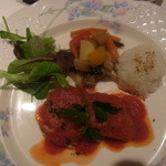 コック アジル - 鶏もも肉のトマトソース