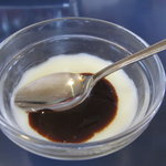 タイ屋台料理 ムエタイハウス - （'11/11） ランチのデザート（バナナプリン）