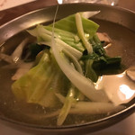 うを徳 - 琵琶湖の稚鮎とマコモダケと春菊