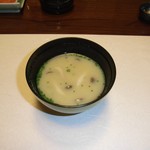 割烹 奈可越 - 白子味噌汁 2009.12