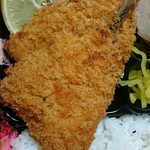 花まる弁当 - アジフライはしっかり2枚◎