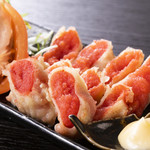 Karashi mentaiko Tempura