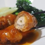 和チャイナ Roppongi - 「広島県産牡蠣の肉巻き甘酢ソース」