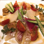 リストランテコンフォーコ - 真鯛のカルパッチョ