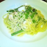 FRUMENTO MERCATO 小麦市場 - エビとインゲンのぺペロンチーノ
