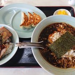 ラーメン つち家 - ラーメンセット