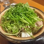 浅草じゅうろく - 鴨鍋（せりたっぷり）