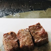 鉄板焼 石狩 - 宗谷黒牛。