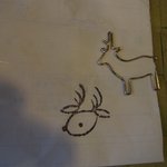 にこすたいる - 伝票にも「鹿」たちが・・・