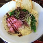 金町製麺 - キノコのベジポタ