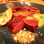 Spice&Dining KALA - ○鴨と筍、チコリトリュフオイル1時間のグリル様