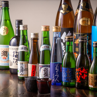 自慢のお料理に良く合う、九州の地酒を各種ご用意いたしました