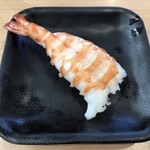 かっぱ寿司 - 店内殻剥き 天然車海老 180円