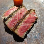 TACUBO - 田くぼ牛コース：メイン（十勝産 田くぼ牛の薪焼き）