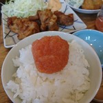 海食べのすすめ - やっぱり(>ε<)明太子ご飯！