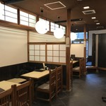 Kakogawa Koshitsu Izakaya Komoriya - 基本レイアウト、椅子・テーブルは以前のお店のままのようです（２０１９．２．２８）（２０１９．２．２８）