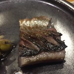 鮨 心白 - 一緒に出てきたのは焼き鰊　脂が乗っていて美味でした