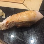 鮨 心白 - 鰆　もう出てるんですね　早春です