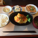 Machiya Toufu Banrai - おまかせ御膳  豆腐のチリソース