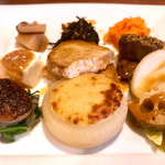 Restaurant 日水土 - 野菜と魚のランチ　この日の魚はメカジキ