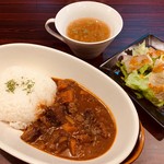ビストロ ド ラムカン - ブフ・ブルギニオンライスランチ