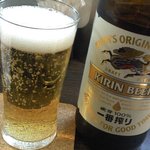 Narikura - 瓶ビールは一番搾り