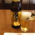 味蔵天国 - エビスビール 中瓶 594円(税込)　(2019.2)