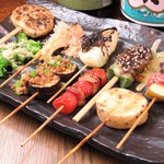 Chako Rusutando Ao - 炭焼串は野菜のメニューも豊富です。