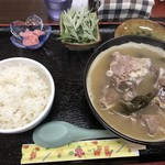 mangetsushokudou - ヤギ汁 1,300円