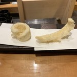 丹念 - カレーうどんのイカ天