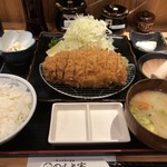 とんかつ いわい - 厚切りロースかつ