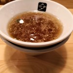 中華そば 髙野 - 割スープ