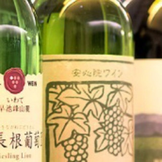 フレンチと相性抜群！常時70～80種類の日本ワインをご用意