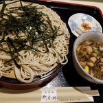 そば処かも川 - 鴨ざる750円