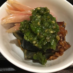 福満苑 鼓楼 - ピータン青唐辛子和え