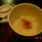 炭焼き かどた/お料理すゞ㐂 - お凌ぎ　　このわた飯蒸し