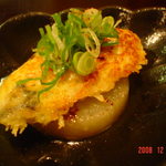 炭焼き かどた/お料理すゞ㐂 - 油焼き　　牡蠣油焼きと大根油焼き 