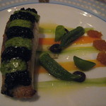 モナリザ - スズキのロースト　バジリコと黒オリーブ風味