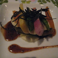 モナリザ 丸の内店 - フォワグラのパピヨット冬野菜添え