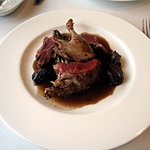 ユーロバル・オオシマ - ジビエ料理（青首鴨のロースト　茸のソテー添え）