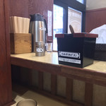 そばの神田 東一屋 - コンディメンツ。