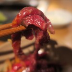 焼肉ホルモンブンゴ - 炙りユッケ