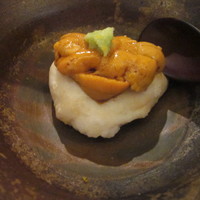 鮨 そえ島 - ウニ白子、何という贅沢な組み合わせ、中にはご飯が