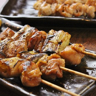 Our authentic charcoal-grilled yakitori is also our specialty.