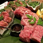 Kyou Yakiniku Hiro - 塩焼 本日の厳選和牛盛り合わせ