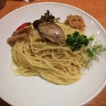 麺肴 今日から - 本日の限定「三陸産の純牡蠣つけめん」2019年2月28日