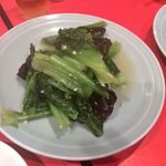 赤坂珉珉 - 青菜と木耳炒め